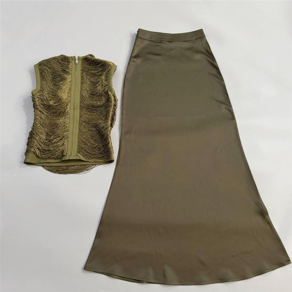 Maxi Dress Boho - 럭셔리한 레트로 프린지 투피스 맥시 드레스,