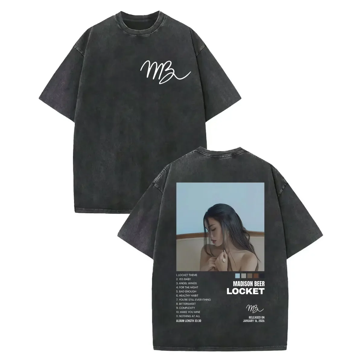 맞춤형 셔츠 빈티지 워시드 매디슨 비어 더 로켓 투어  - Women'S Fashion Graphic Tees 리뷰 및 가격