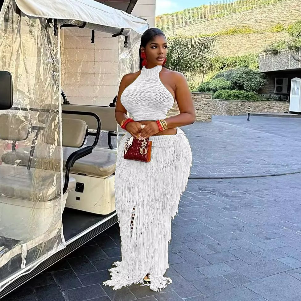 크로셰 니트 맥시 드레스 투피스 스커트 세트 2026  - Maxi Dress Boho 리뷰 및 가격