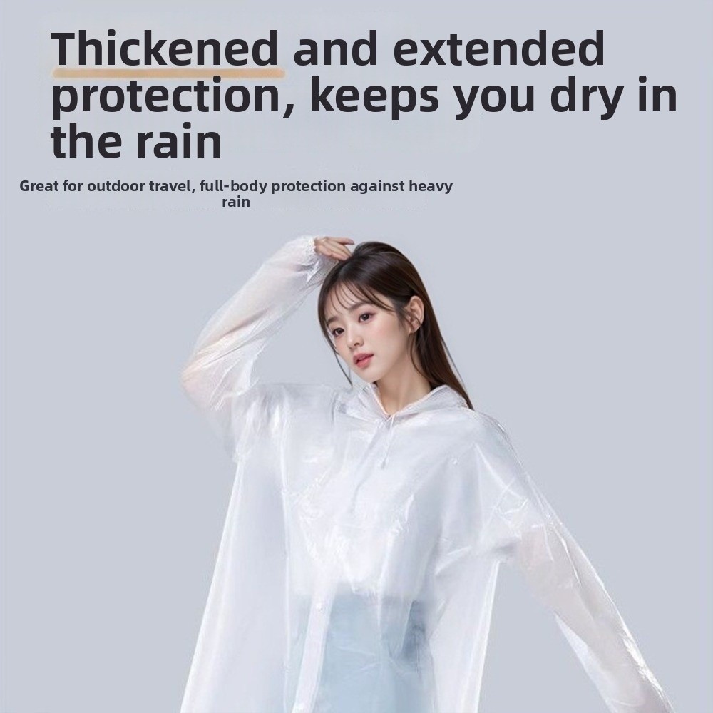 패션 롱 스타일 성인 레인코트 두꺼운 경량 비상용 우비 - Women'S Fashion Raincoat 리뷰 및 가격