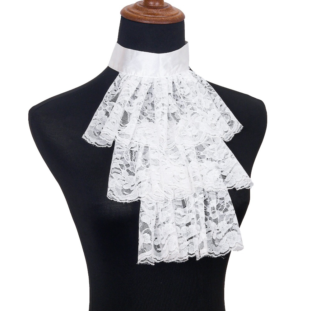 패션 빅토리아풍 레이스 자보 칼라 탈부착 가능한 단색  - Women'S Fashion Victorian 리뷰 및 가격
