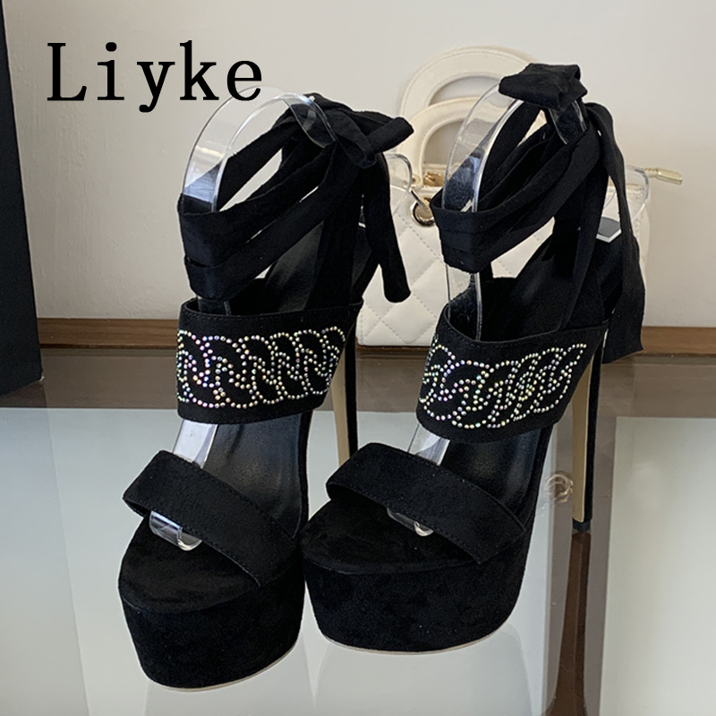 Liyke 모델 쇼 섹시한 17CM 익스트림 하이힐 플 - Women Fashion Show 리뷰 및 가격