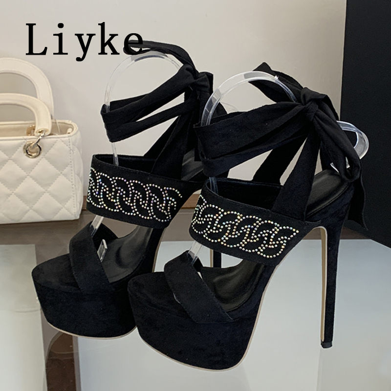 Liyke 모델 쇼 섹시한 17CM 익스트림 하이힐 플 - Women Fashion Show 리뷰 및 가격