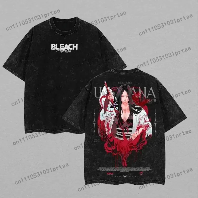 블리치 애니메이션 주변기기 그래픽 프린트 티셔츠 남녀  - Women'S Fashion Graphic Tees 리뷰 및 가격