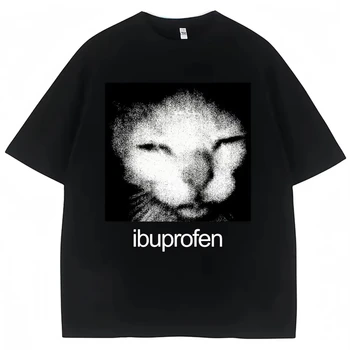2026 빈티지 재미있는 이부프로펜 고양이 밈 그래픽  - Women'S Fashion Graphic Tees 리뷰 및 가격