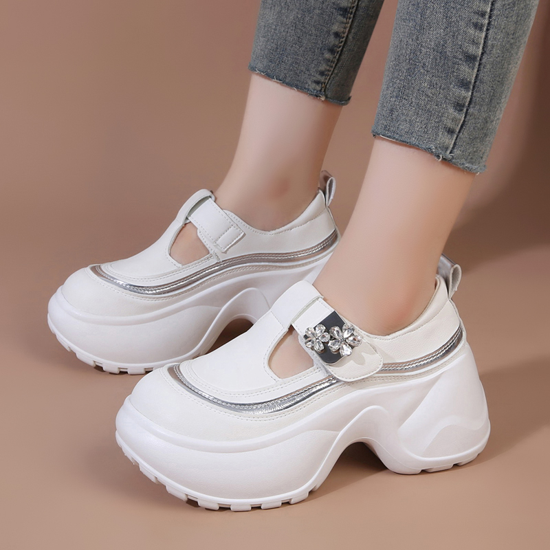 2025년 가을 여성용 패션 글리터 장식 캐주얼 슈즈, - Women'S Fashion Velcro Sneakers 리뷰 및 가격