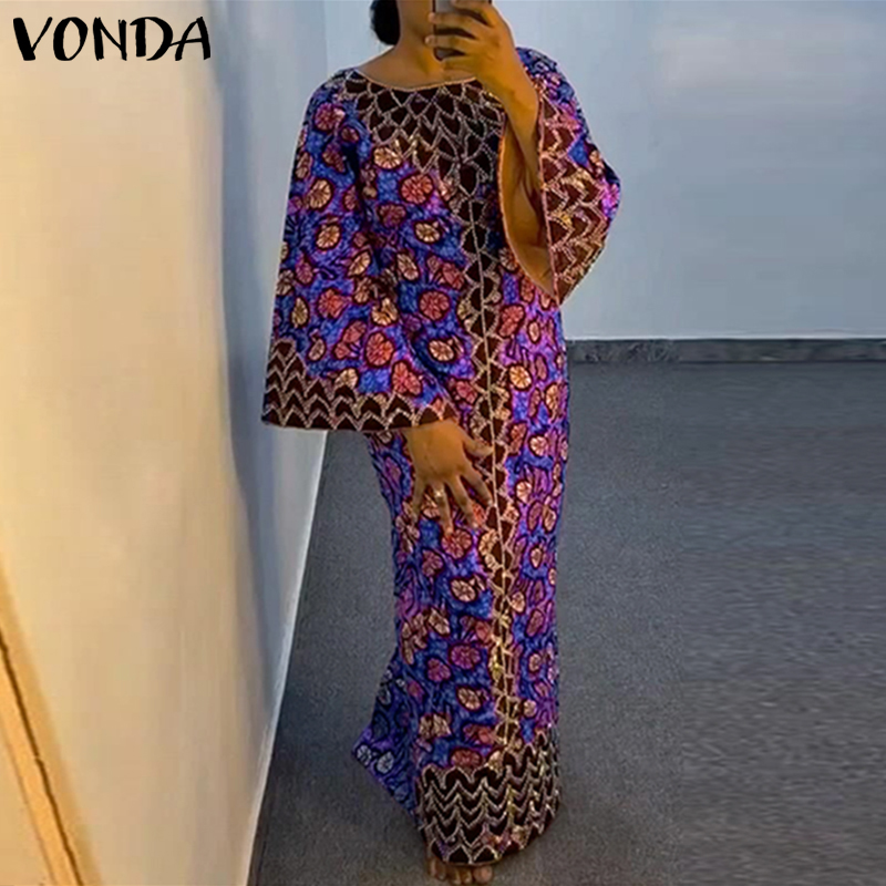 플러스 사이즈 VONDA 보헤미안 드레스 2026 여름 - Maxi Dress Boho 리뷰 및 가격