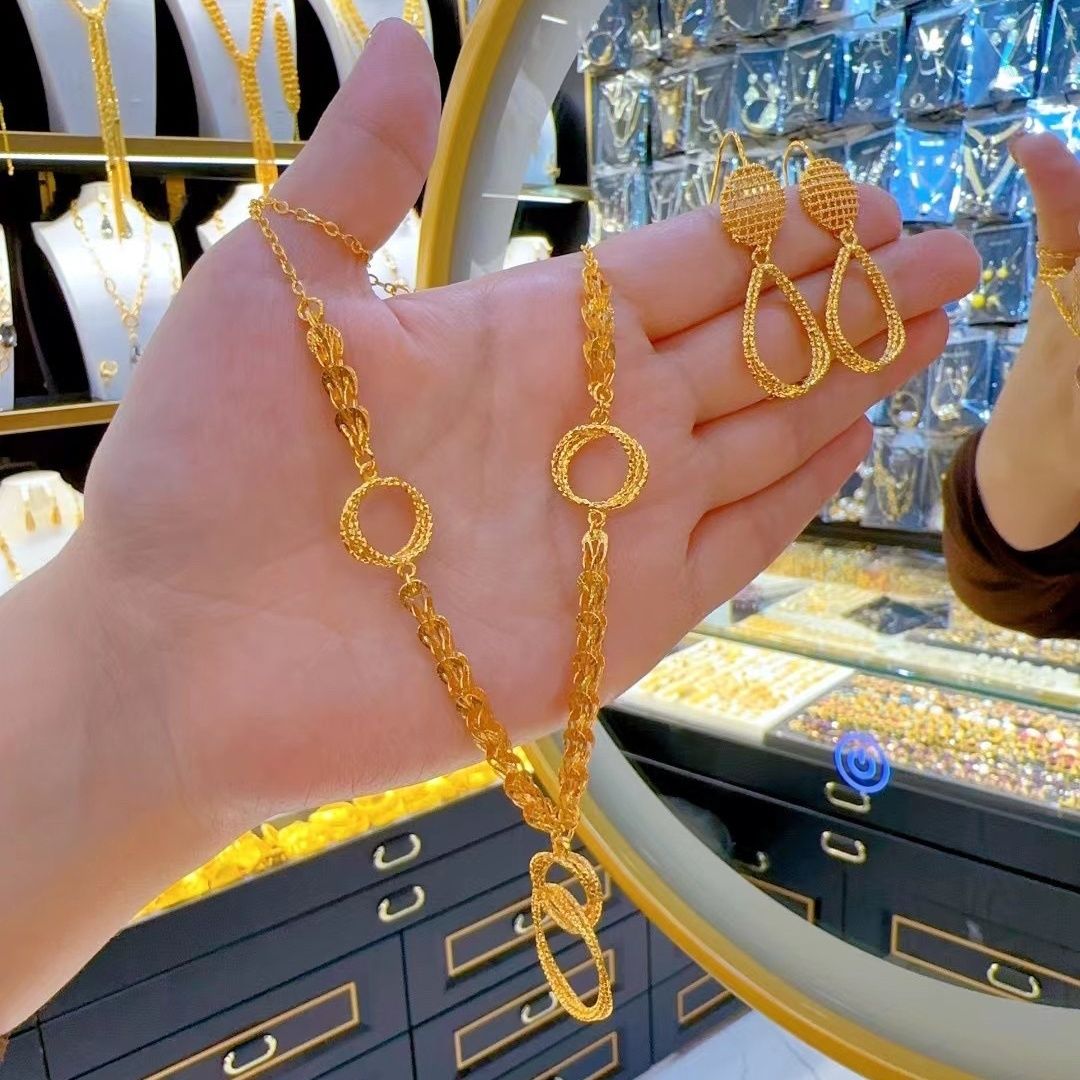 Popodion 뉴 두바이 24K 금도금 보석 목걸이  - Women'S Fashion Boutique 리뷰 및 가격
