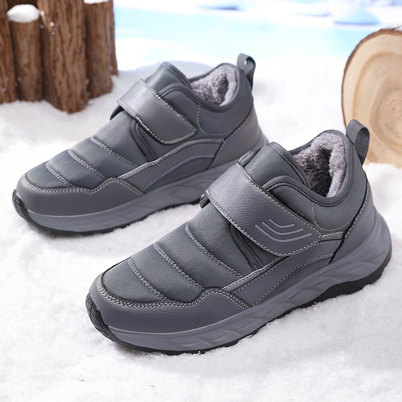 겨울 플러시 안감 캐주얼 스니커즈 블랙 벨크로 운동화  - Women'S Fashion Velcro Sneakers 리뷰 및 가격