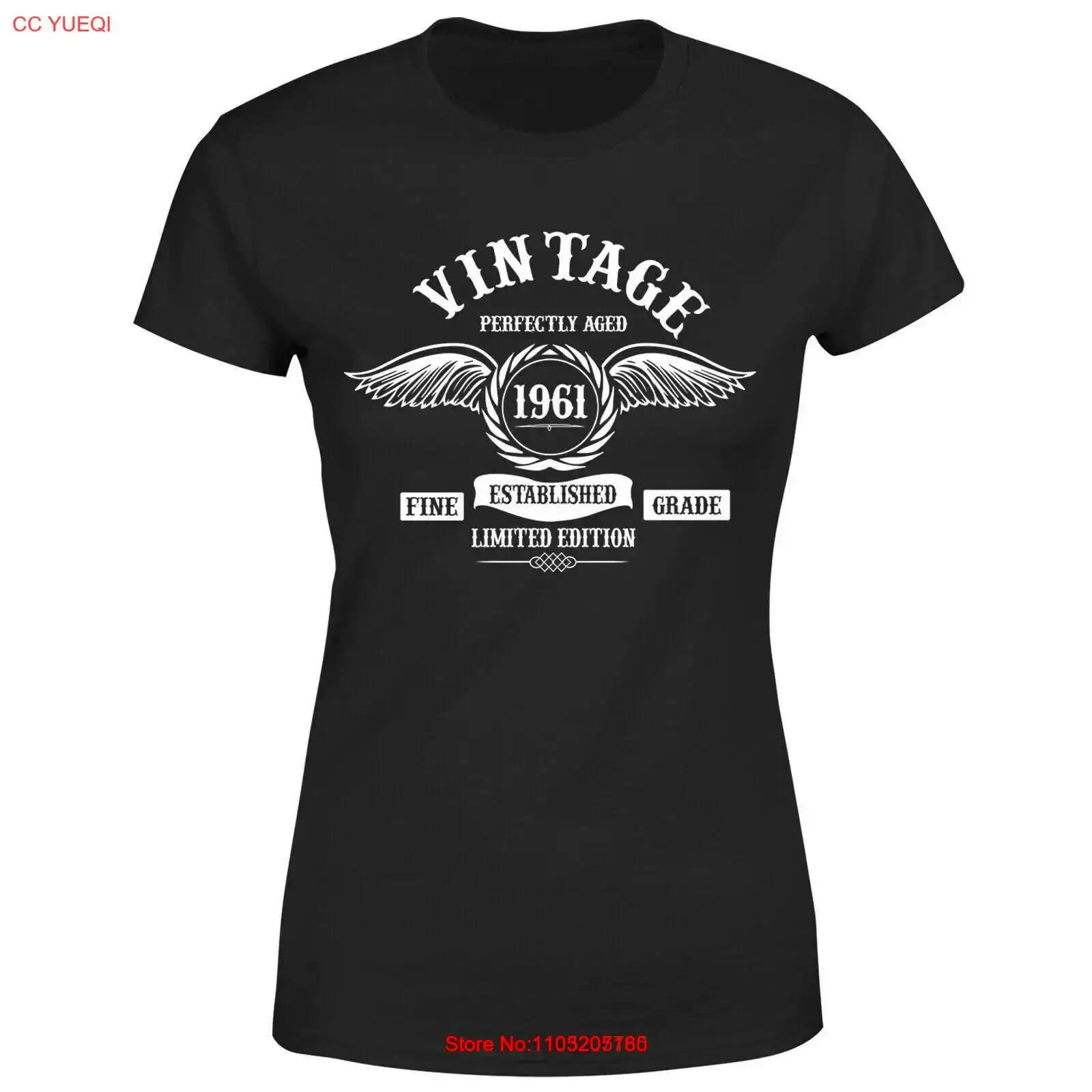 맞춤형 빈티지 완벽한 연령별 생일 1961 여성용 티셔 - Women'S Fashion Graphic Tees 리뷰 및 가격