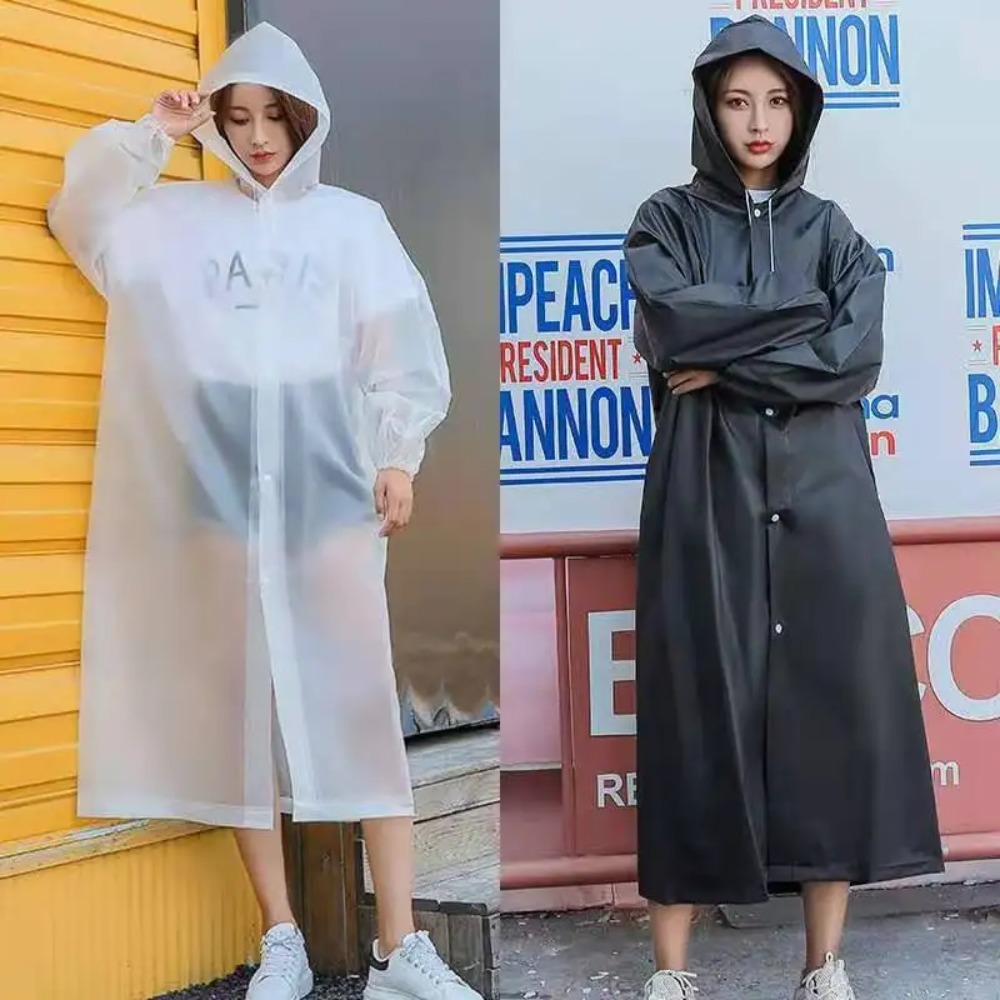 새로운 방수 비옷 성인 여행 패션 비옷 야외 휴대용 경 - Women'S Fashion Raincoat 리뷰 및 가격
