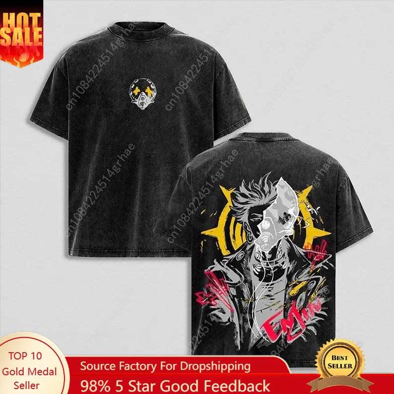 Gachiakuta 빈티지 애니메이션 워시드 셔츠 애니 - Women'S Fashion Graphic Tees 리뷰 및 가격