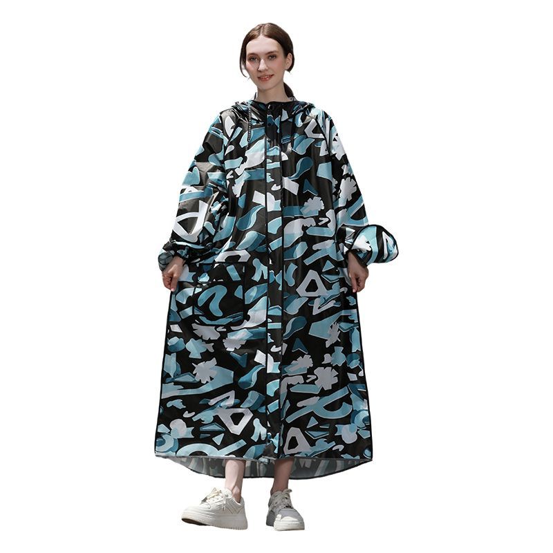 성인용 롱 카모플라주 레인코트, 고강도 아웃도어 하이킹 - Women'S Fashion Raincoat 리뷰 및 가격